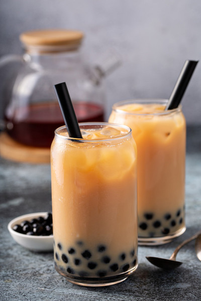 牛奶泡泡茶