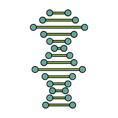 DNA分子分离图标