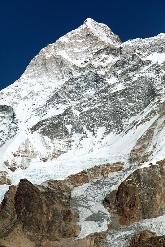 马卡鲁山，巴伦山谷，尼泊尔喜马拉雅山