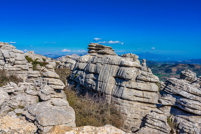 El Torcal de Antequera, Andalusia, Spain，在Antequer