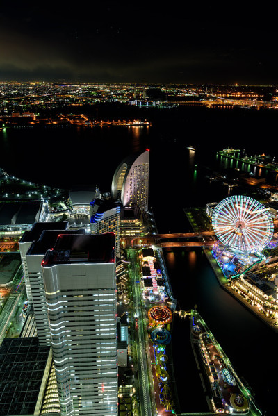 横滨港人未来夜景