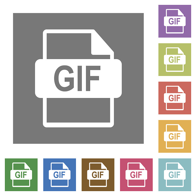 GIF文件格式图标_模板素材-稿定设计