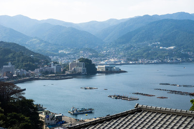 Ajiro和相模湾的景色