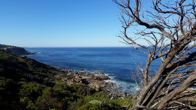 陡峭的海岸线