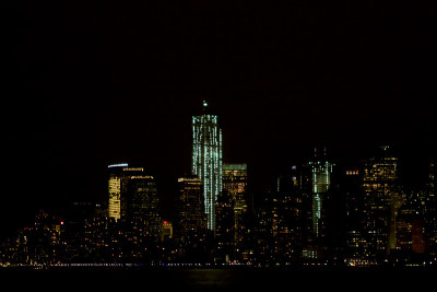 纽约市的夜景