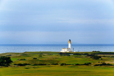 苏格兰的Turnberry灯塔