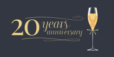 20周年向量图标