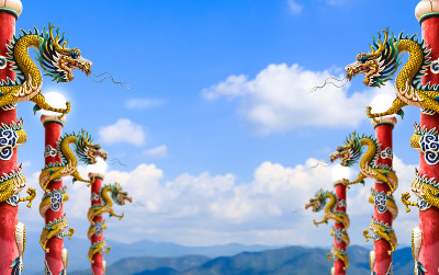 龙宫以自然为背景