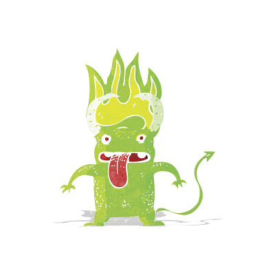 卡通小魔鬼