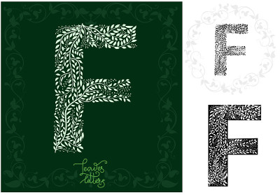 留下字母F