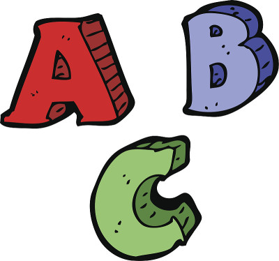 卡通ABC字母