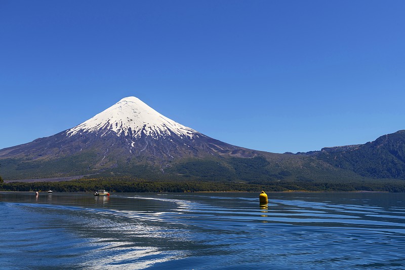 智利南部的奥索尔诺火山