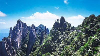 中国美丽的黄山风景