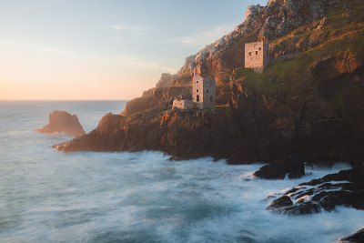 Botallack地雷。康沃尔郡,英格兰