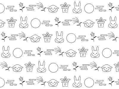 Tsukimi pattern background