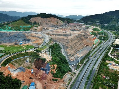 大型基础设施建设现场