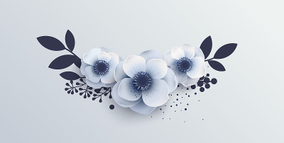 婚礼花束银莲花。