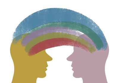 图形绘制心灵感应。同理心。用思想交流