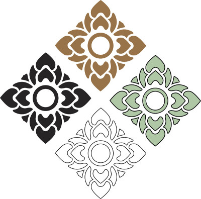 Thai pattern art