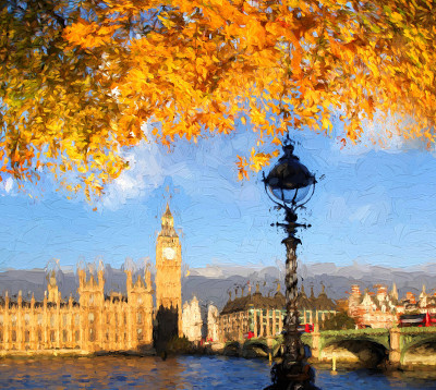 英国伦敦的大本钟，艺术风格