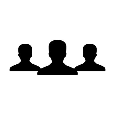 团队图标向量男性群体的人的符号化身为企业管理在平色字形象形文字