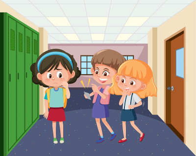 孩子在学校欺负朋友的场景