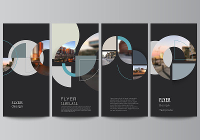 Vector layout of flyer, banner design templates fo