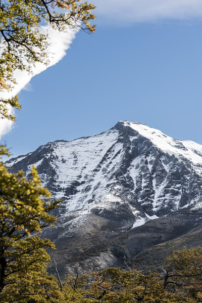 的雪山