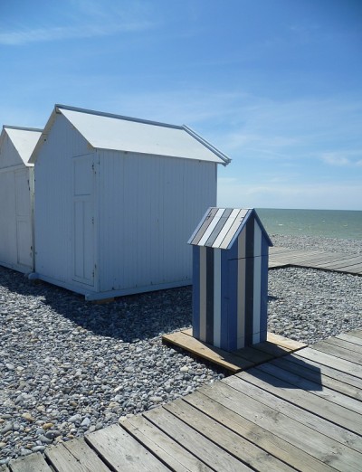 海滩Duchess_Cabines在Cayeux-sur-Mer - 2020年7月