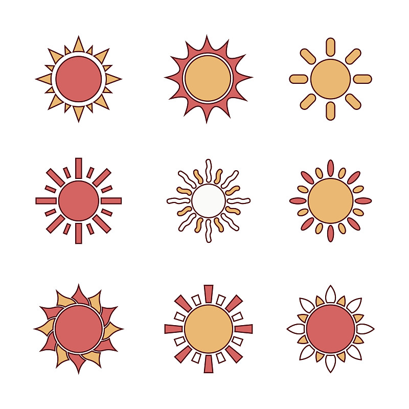 太阳符号集