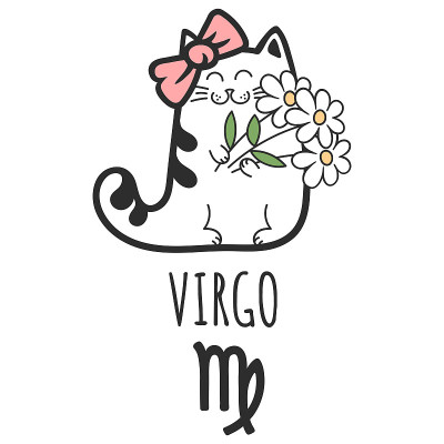 处女宫，猫宫，占星宫。猫的星座。星座的宠物。