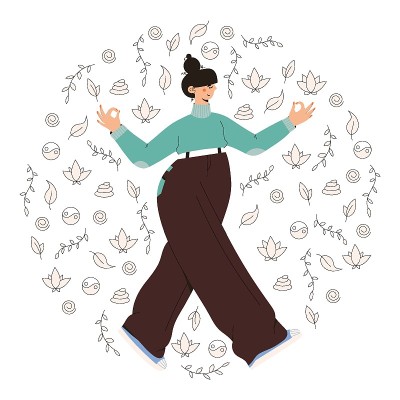注意走路