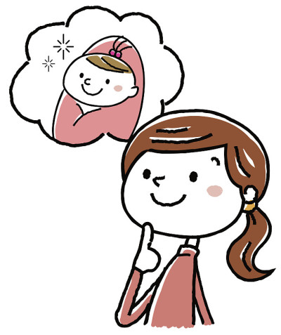 孕妇生下的孩子:插图材料