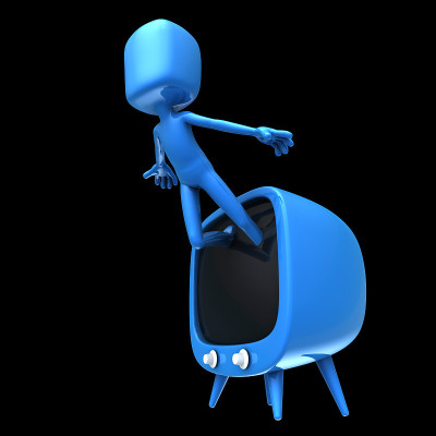 3D人与电视