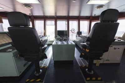 Forward console in Ship tanker