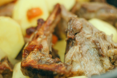 肉炖特写