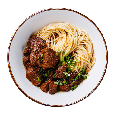 带肉的亚洲面条