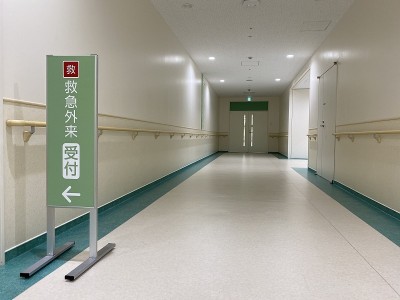 日本医院走廊的照片