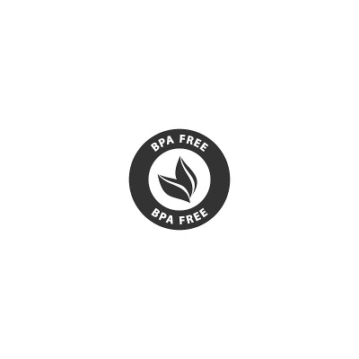 Bpa or bisphenol a free black stamp label for food