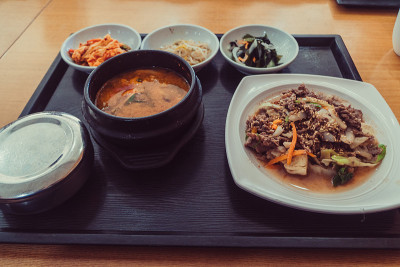 韩国的食物。韩国食物