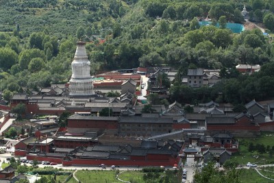 在中国的五台山