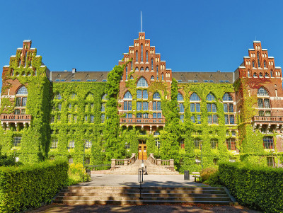 瑞典隆德大学图书馆的立面