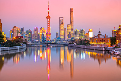 上海的天际线,中国