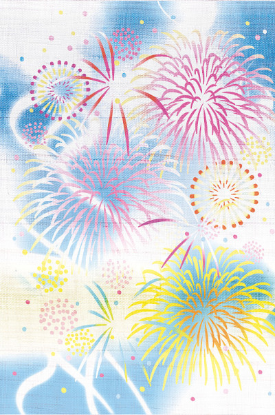 美丽的日本烟花