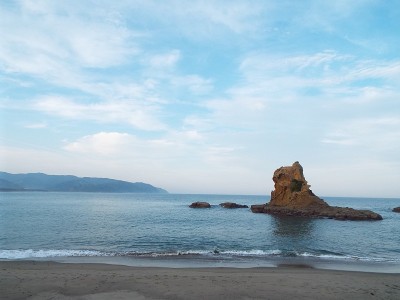 九州宫崎骏日美海滨无人机