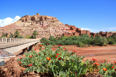 Kasbah Ait Ben Haddou，阿特拉斯山脉，摩洛哥