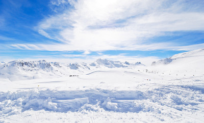 法国帕拉迪斯基滑雪区全景图