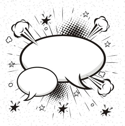 comic speech bubbles