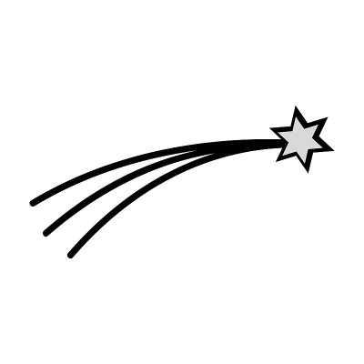 宇宙星系中的流星