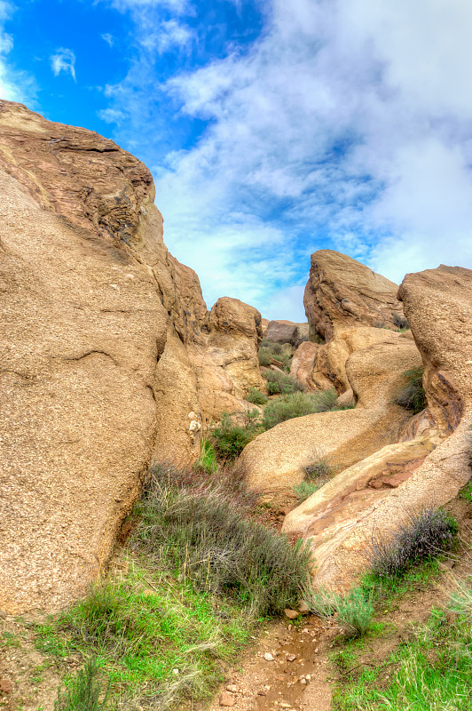 Vasquez Rocks Natural Area Park After the Rain